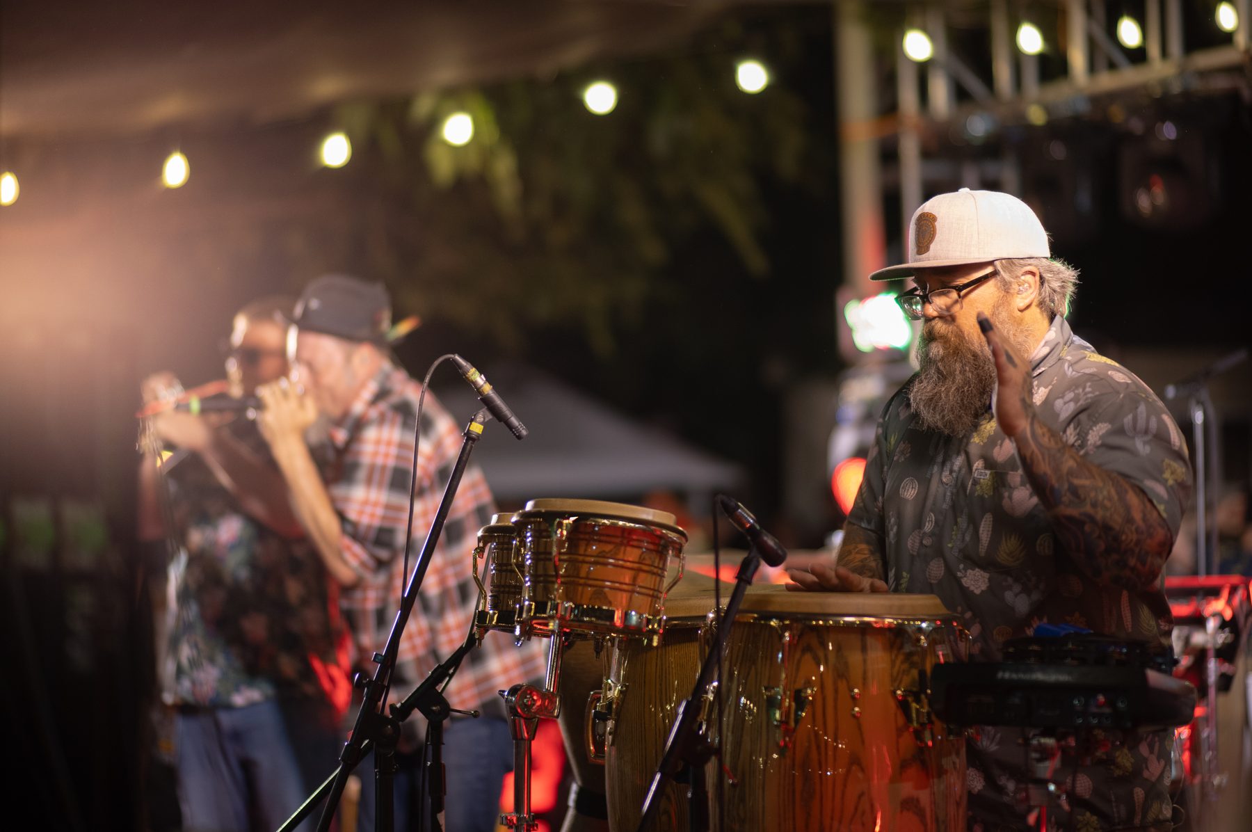 Live percussion performance