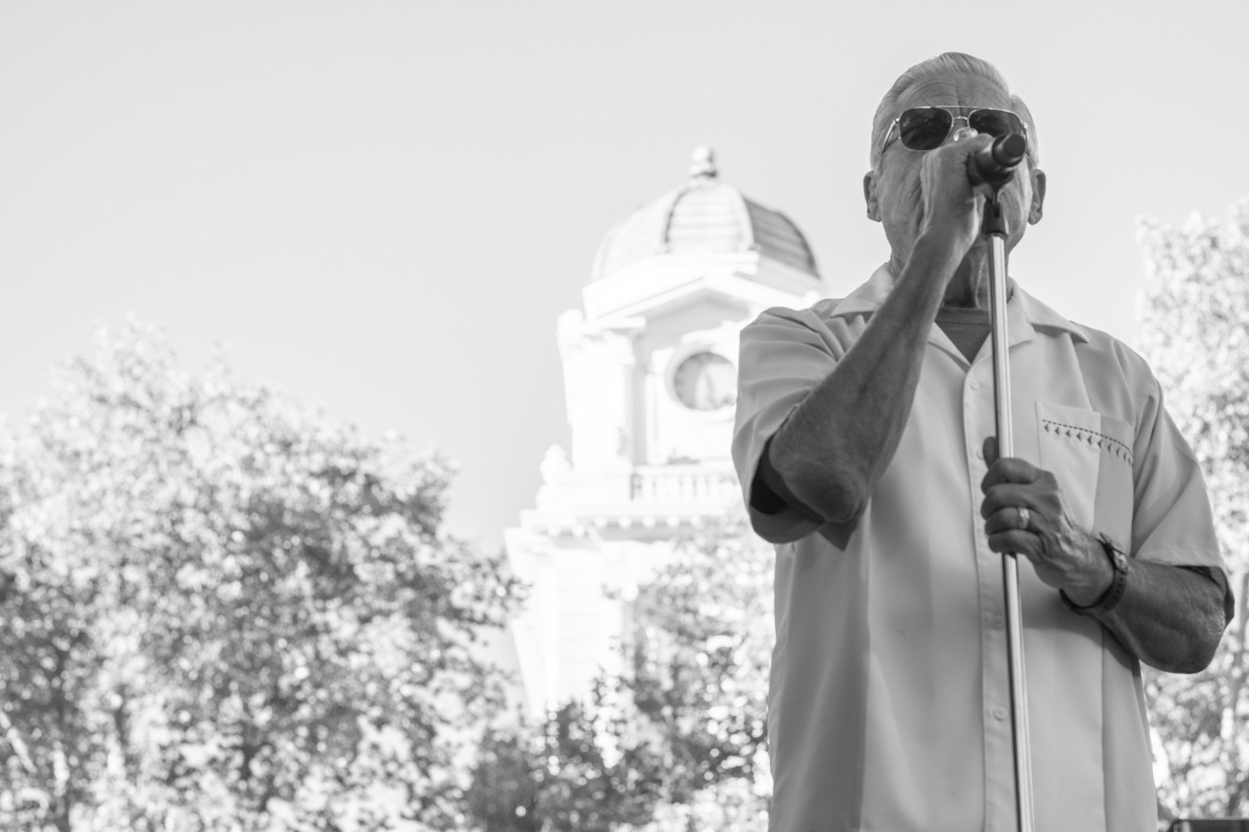 Ruben Ramos El Gato Negro performing at the 2026 Tejano Conjunto Festival in Sacramento
